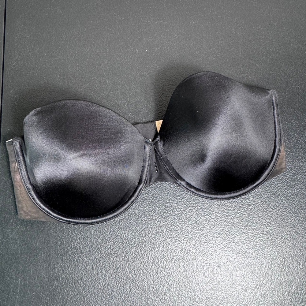 Victoria's Secret Biofit Multi-Way Strapless Underwire Padded Bra Black‎ 34D